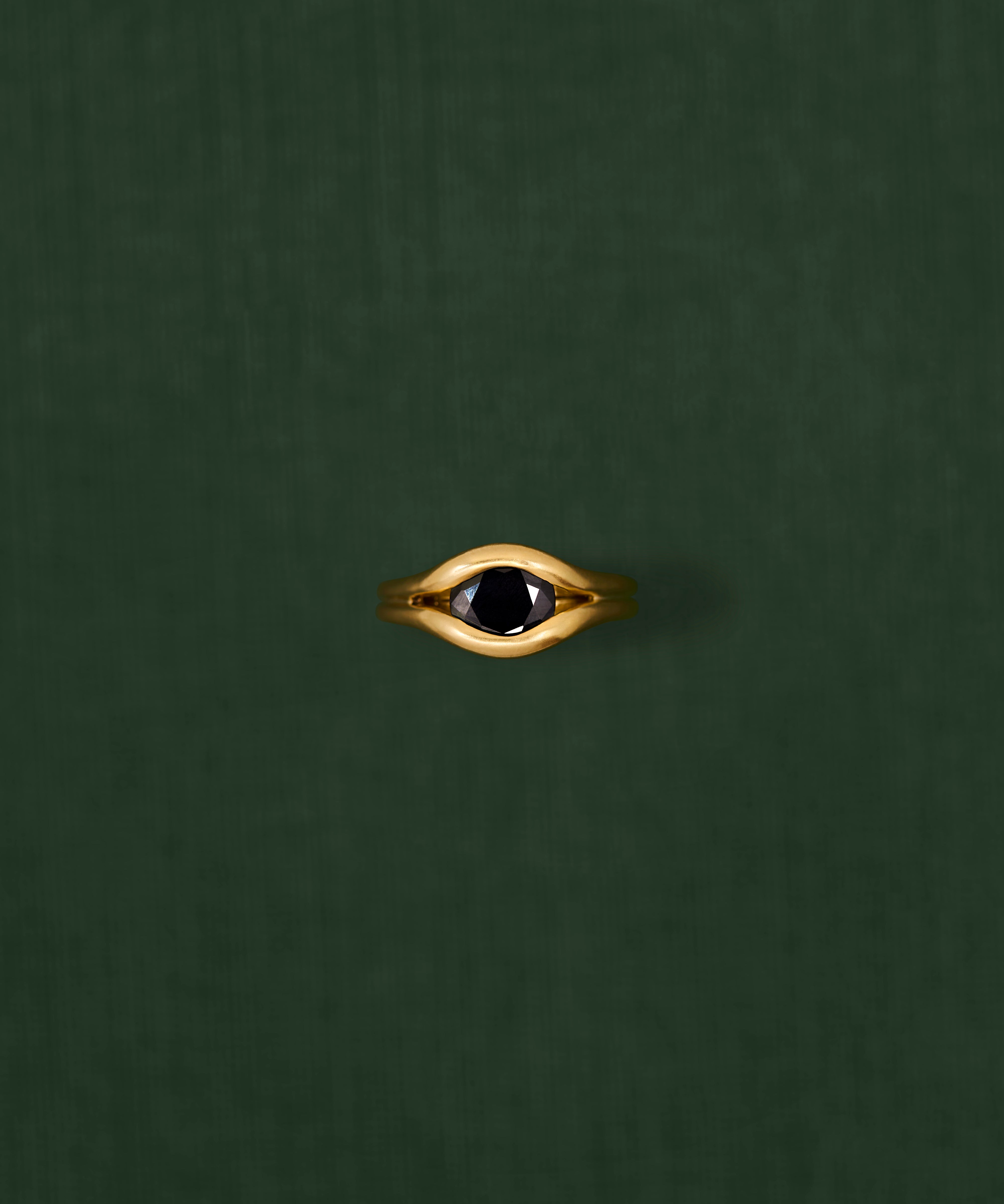 18K gold Echo ring — handcrafted minimalist gold ring — artisan jewelry Sri Lanka — Sun Rae