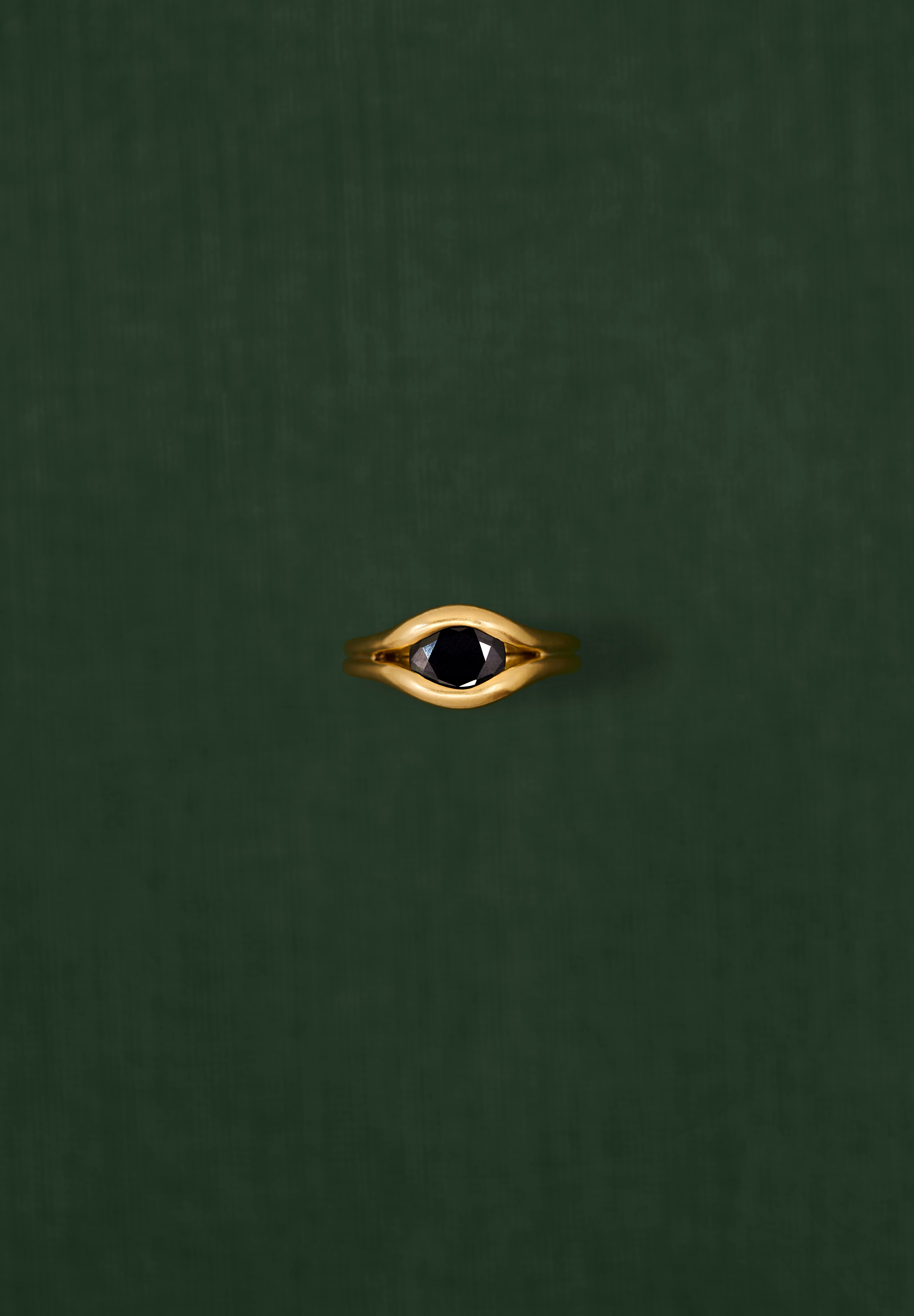 18K gold Echo ring — handcrafted minimalist gold ring — artisan jewelry Sri Lanka — Sun Rae