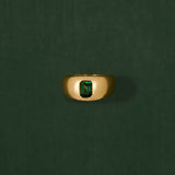 18K gold Eden ring — Green sapphire unheated  — handcrafted gold ring — artisan jewelry Sri Lanka inspired — Sun Rae