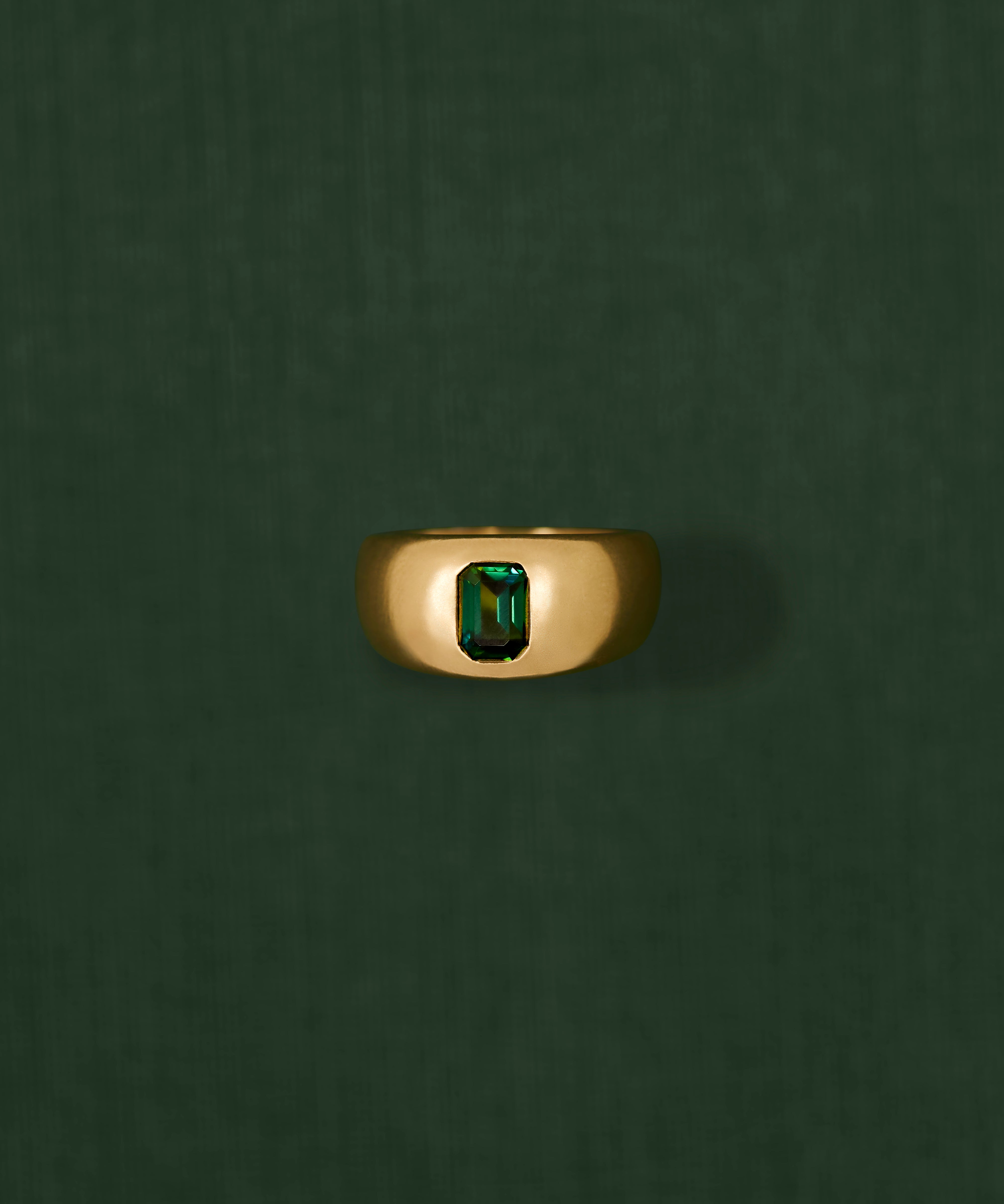 18K gold Eden ring — Green sapphire unheated  — handcrafted gold ring — artisan jewelry Sri Lanka inspired — Sun Rae
