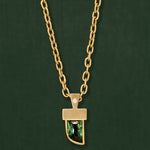 18K gold Leo Pendant necklace — handcrafted gold pendant — artisan jewelry Sri Lanka inspired — Sun Rae