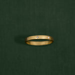 18K gold Stella Mixed ring with diamonds — handcrafted diamond ring — artisan fine jewelry — Sun Rae