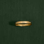 18K gold Stella ring with diamonds — handcrafted diamond ring — artisan fine jewelry — Sun Rae