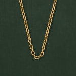 18K gold Sun Rae chain necklace — handcrafted gold chain — artisan jewelry — Sun Rae