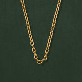 18K gold Sun Rae chain necklace — handcrafted gold chain — artisan jewelry — Sun Rae