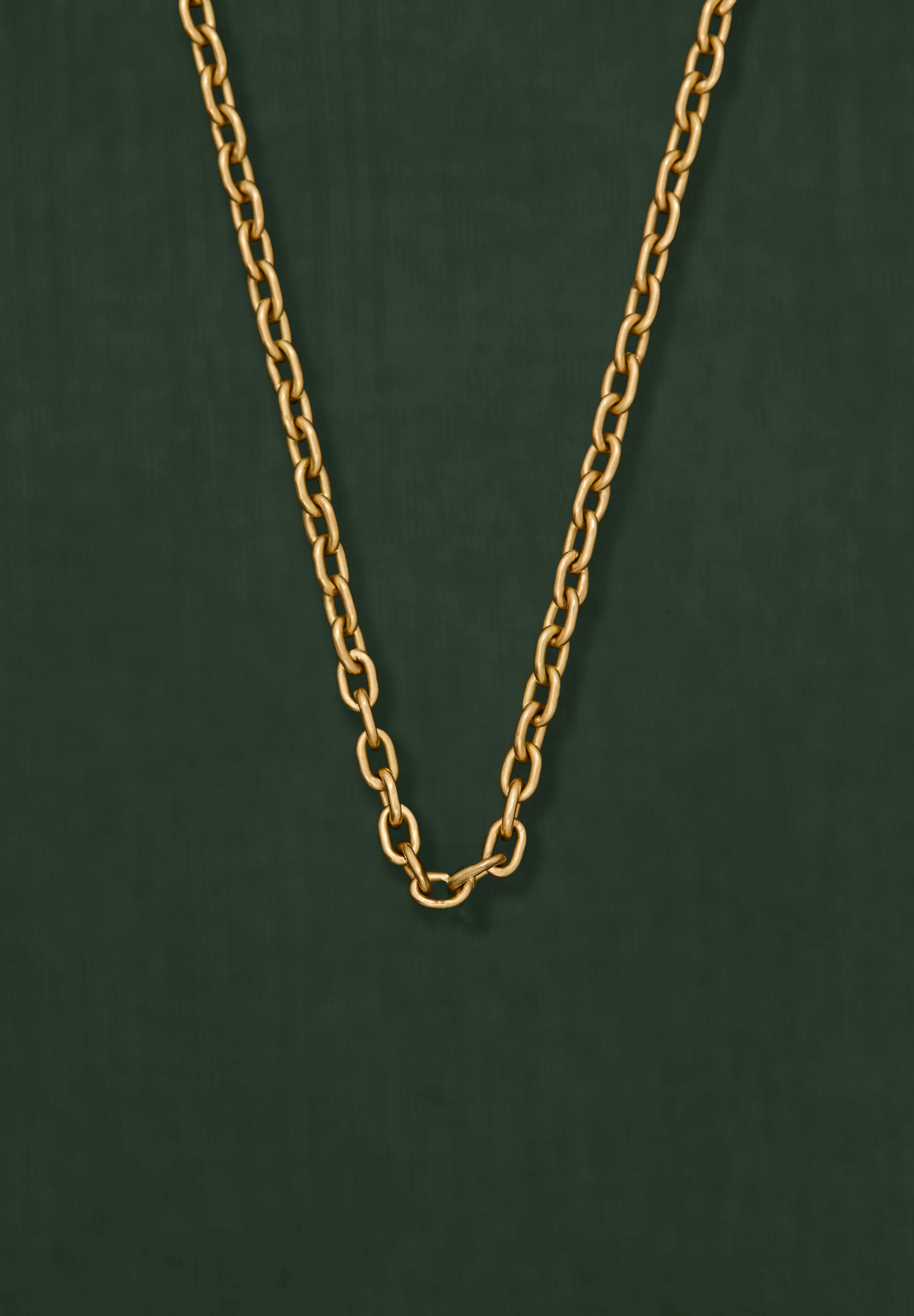 18K gold Sun Rae chain necklace — handcrafted gold chain — artisan jewelry — Sun Rae